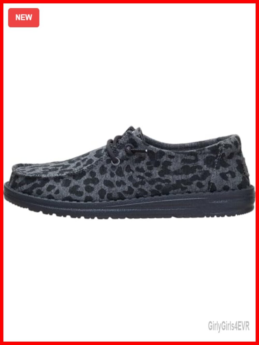 Lightweight Stretch Slip On Leopard Print Loafers with Removable Insole
